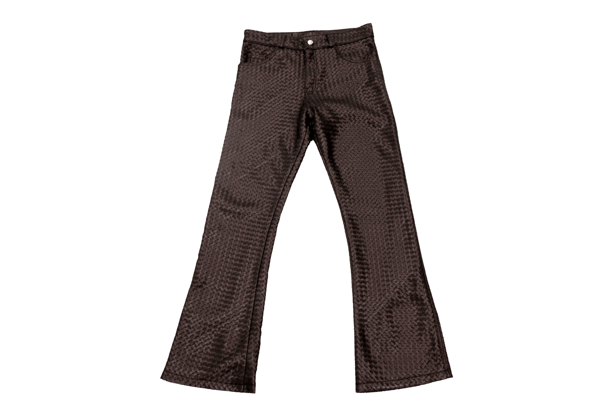 Interwoven Leather Pants