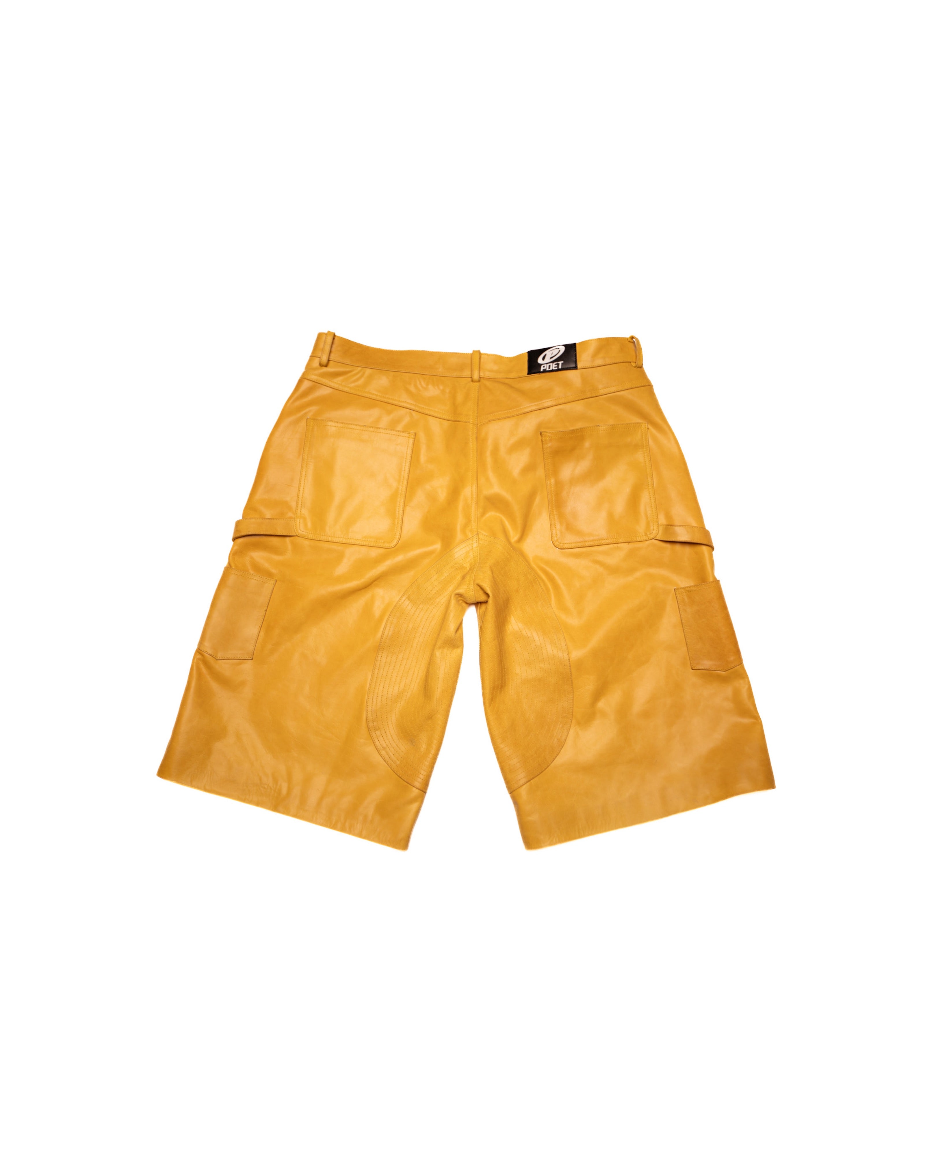 Dijon' Bison Leather Carpenter Shorts – poetvsn